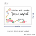 PPLR_HIDDEN_PRODUCT Thread and Flowers (2"x3" Cotton - 12 labels/set)