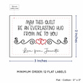 PPLR_HIDDEN_PRODUCT Double Heart Quote (2"x3" Cotton - 12 labels/set)