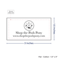 PPLR_HIDDEN_PRODUCT Print your Logo or Image on FLAT Cotton Tags