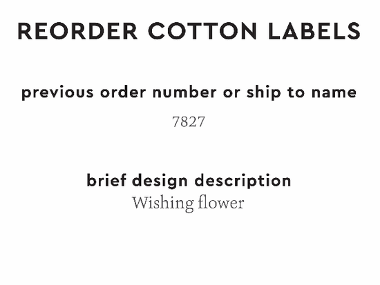 PPLR_HIDDEN_PRODUCT Reorder Previous Label Design - COTTON