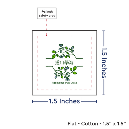 PPLR_HIDDEN_PRODUCT Print your Logo or Image on FLAT Cotton Tags