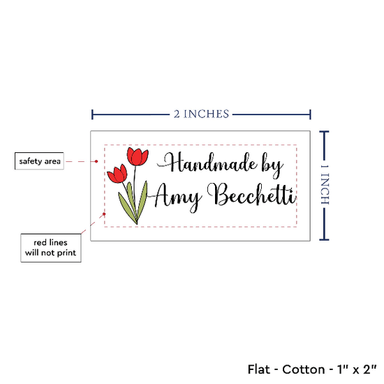 PPLR_HIDDEN_PRODUCT Spring Tulips (2"x1"-Cotton)