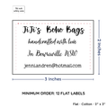 PPLR_HIDDEN_PRODUCT Large Text Only Label (2"x3"-Cotton)