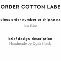 PPLR_HIDDEN_PRODUCT Reorder Previous Label Design - COTTON