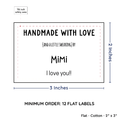 PPLR_HIDDEN_PRODUCT Large Text Only Label (2"x3"-Cotton)