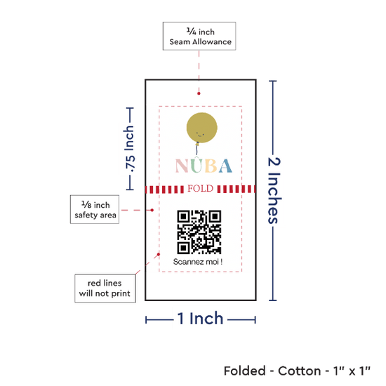 PPLR_HIDDEN_PRODUCT Print Your Logo or Image on FOLDED Cotton Tags