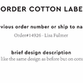 PPLR_HIDDEN_PRODUCT Reorder Previous Label Design - COTTON