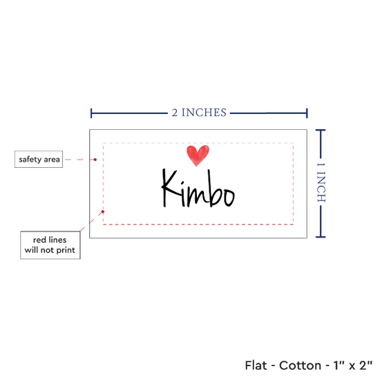 PPLR_HIDDEN_PRODUCT Simple Heart (2"x1"-Cotton)