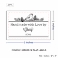 PPLR_HIDDEN_PRODUCT Winter Bird (2"x3" Cotton - 12 labels/set)
