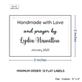 PPLR_HIDDEN_PRODUCT Large Text Only Label (2"x3"-Cotton)