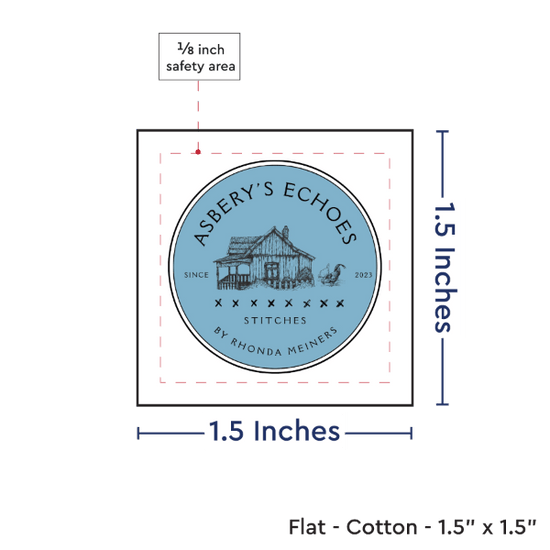 PPLR_HIDDEN_PRODUCT Print your Logo or Image on FLAT Cotton Tags