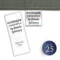 Satin With Love Tags (1.5" wide - Satin) clothing labeler label maker for clothes fabric label maker