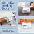 Satin Sewing Needle Satin Labels (1.5" wide - Satin) custom sewing tags sew in name labels fabric labels for handmade items