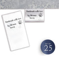 Satin Buzzing Bee Satin Tags (1.5" wide - Satin) custom shirt tags