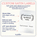 Satin Leaf Laurel (2" wide - Satin) customized ribbon ribbon printing printing on ribbon