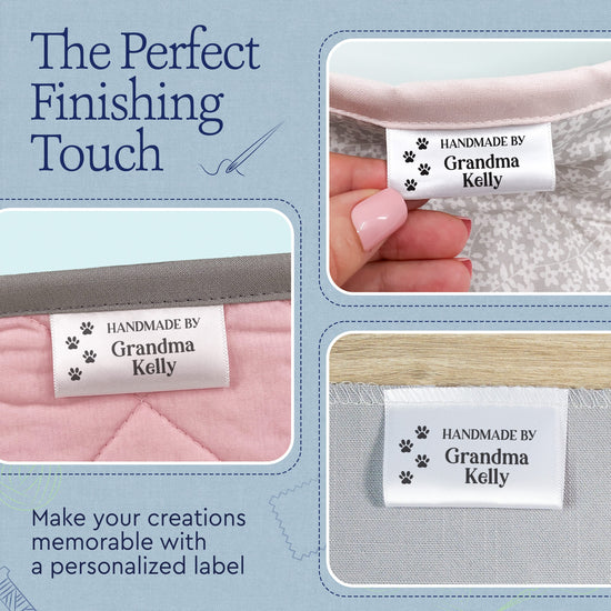 Satin Paw Prints (2" wide - Satin) customized ribbon ribbon printing printing on ribbon