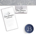 Satin Moon & Hand Satin Labels (1.5" wide - Satin) garment tag custom neck tags custom neck labels shirt label maker