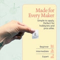 Satin Floral Letter (1" wide - Satin) labels for handmade garments made by tags for crafts labels for homemade products