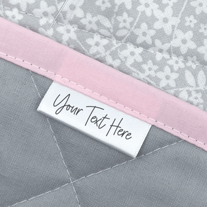 Satin Simple Satin Tags (1.5" wide - Satin) custom shirt tags