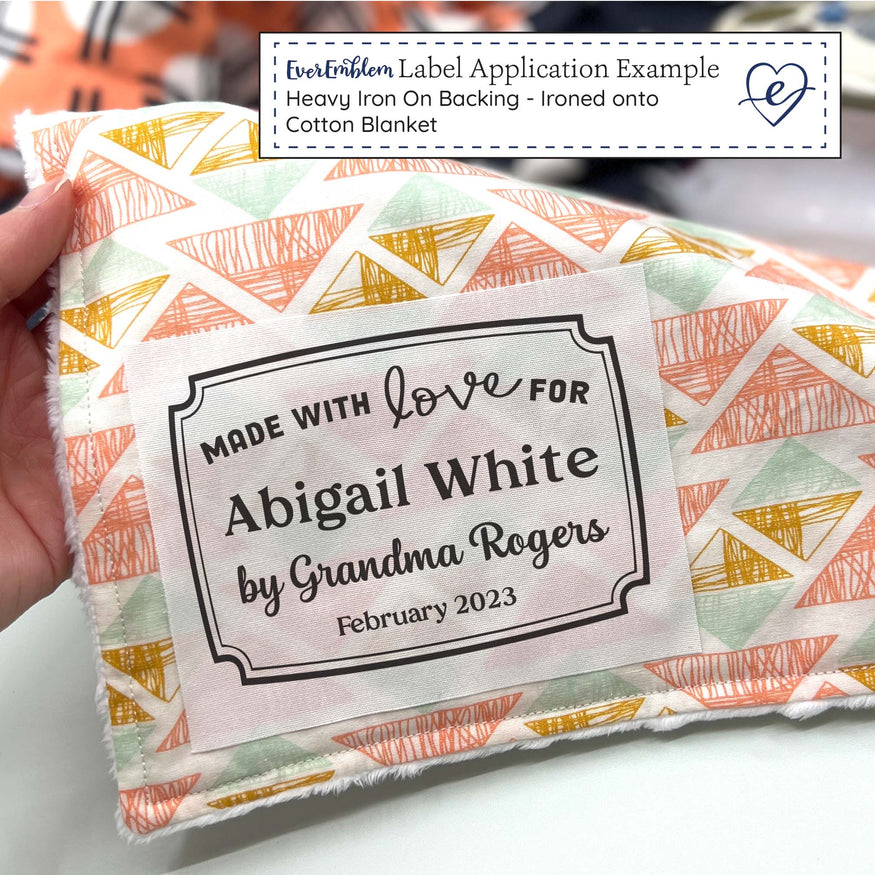 Classic Frame Single Label – EverEmblem