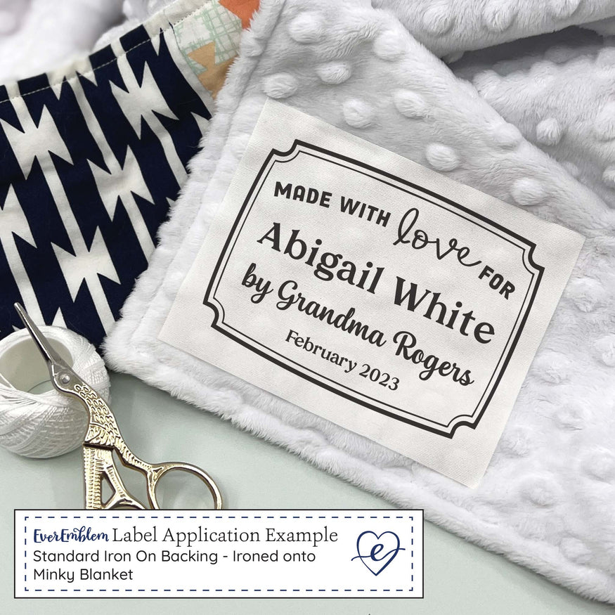 Classic Frame Single Label – EverEmblem