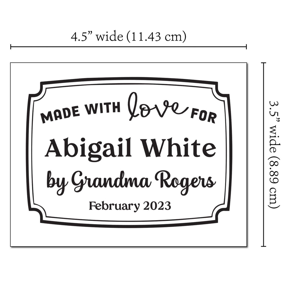 Classic Frame Single Label – EverEmblem