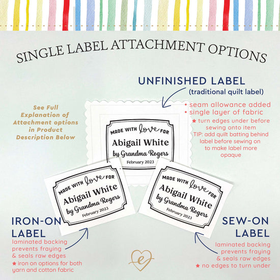 Classic Frame Single Label – EverEmblem