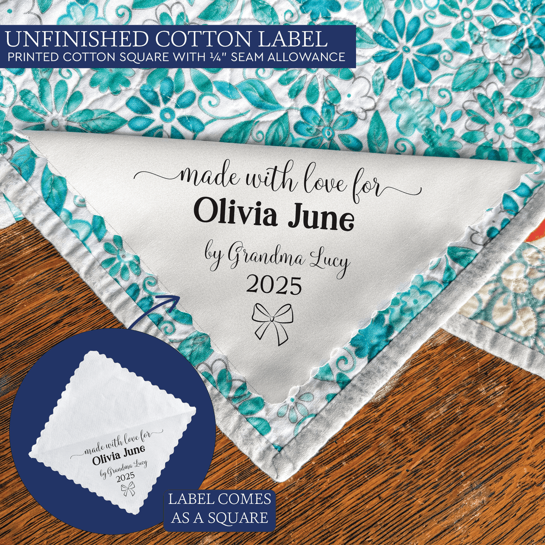 Lovely Little Bow corner label – EverEmblem