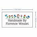 Colorful Flowers (2"x1"-Cotton)
