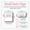 Signature Satin Tags (1.5" wide - Satin)