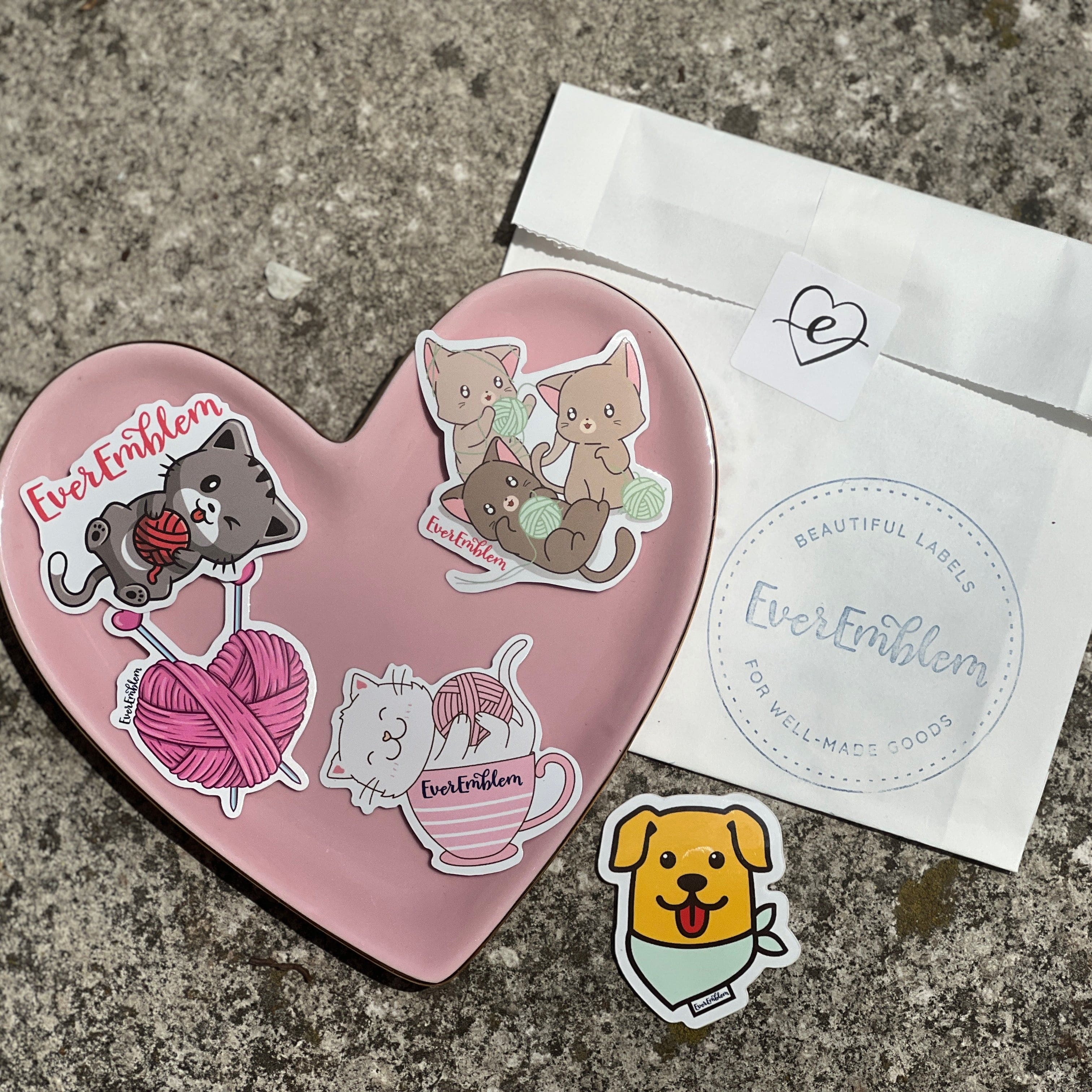 【yokobe1009】おすそ分けファイル♡ Furry Friends Furry Friends Sticker Collection: Set of Five – EverEmblem