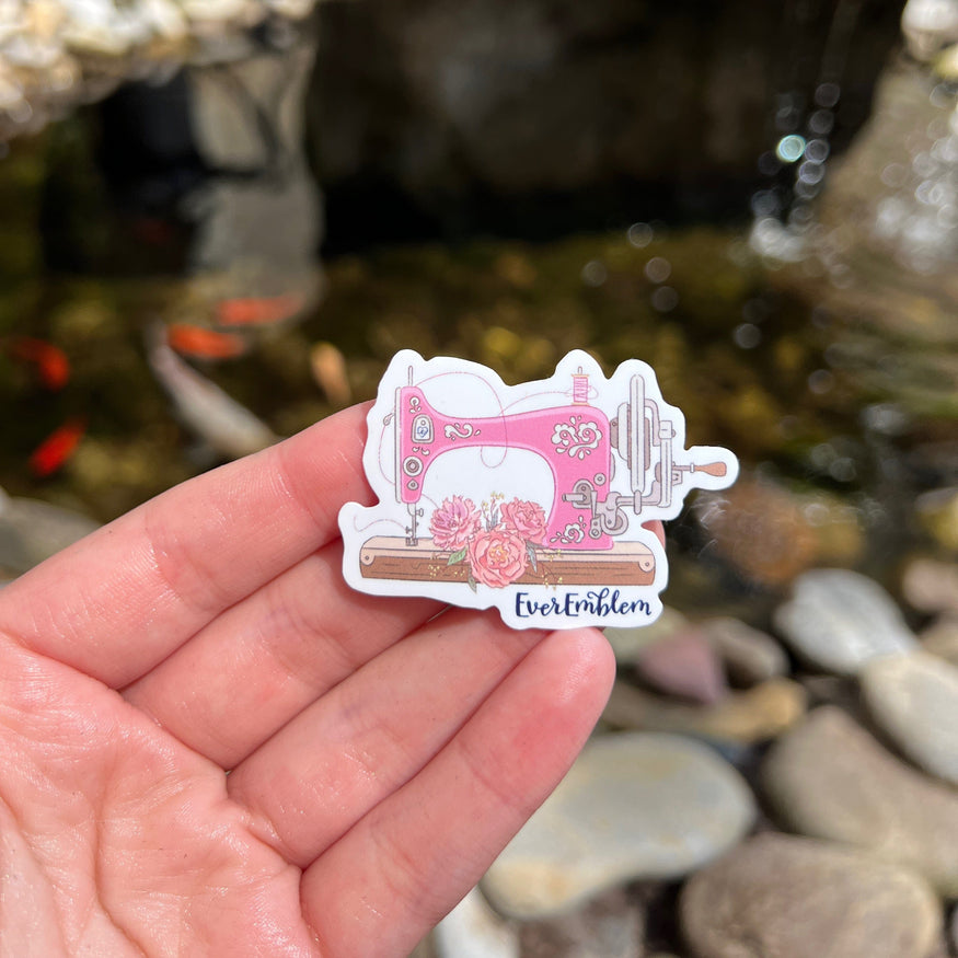 Needle and Thread Delights: Crafting Sticker Set of Five – EverEmblem