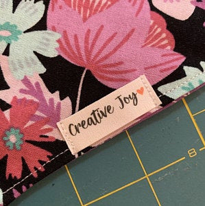 Wishing Flower Blanket Tag - Cotton Label Set - 1.5x1.5 – EverEmblem