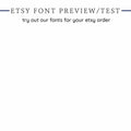 Cotton TEST FONT TESTER