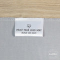 Satin Print your Logo or Image on Satin Tags - 2" wide ribbon