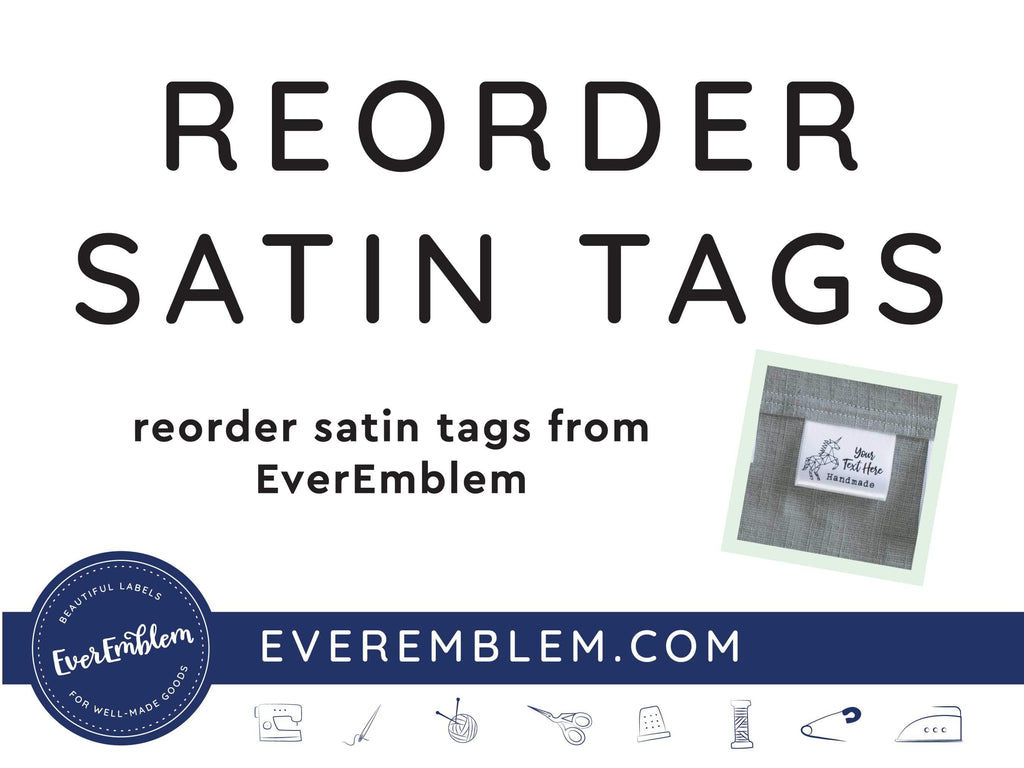 Reorder Previous Label Design - SATIN – EverEmblem