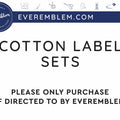 Cotton Set of Cotton Labels - Only purchase if directed to by EverEmblem