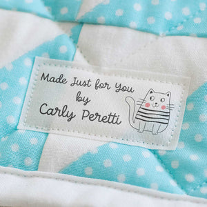 Cotton Cute Cat Labels