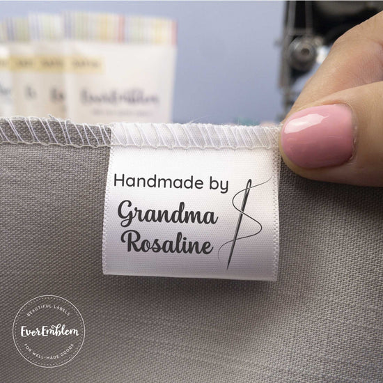 Satin Sewing Needle Satin Set custom shirt tags
