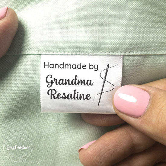 Satin Sewing Needle Satin Set custom shirt tags