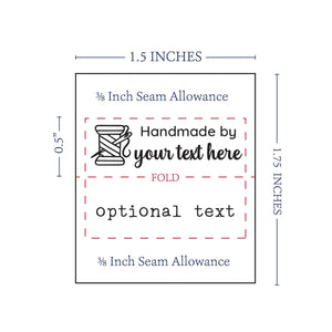 Modern Sewing Labels - Personalized labels starting at $15