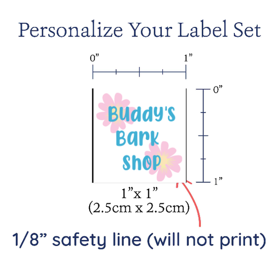 PPLR_HIDDEN_PRODUCT Upload your Logo or Image -1"x1" Cotton Label