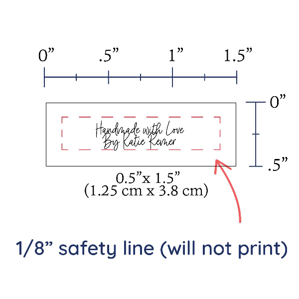 Two Line Tiny Labels – EverEmblem