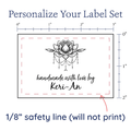 PPLR_HIDDEN_PRODUCT Boho Lotus Flower Label Set