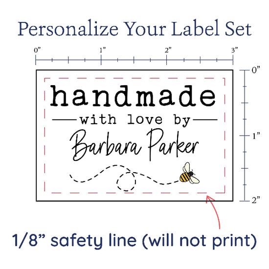 PPLR_HIDDEN_PRODUCT Flying Honeybee Label Set