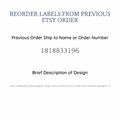 PPLR_HIDDEN_PRODUCT Reorder Satin Labels Previously Purchased on Etsy