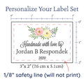 PPLR_HIDDEN_PRODUCT Floral Watercolor Large Labels