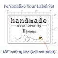 PPLR_HIDDEN_PRODUCT Flying Honeybee Label Set