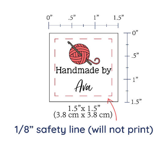 PPLR_HIDDEN_PRODUCT Crochet Yarn Ball Label Set