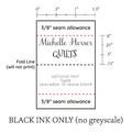 PPLR_HIDDEN_PRODUCT Medium Satin Tags - Text Only, 1.5" Ribbon